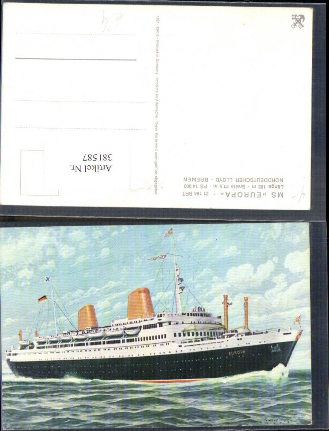 Alte Ansichtskarte – Old Postcard
