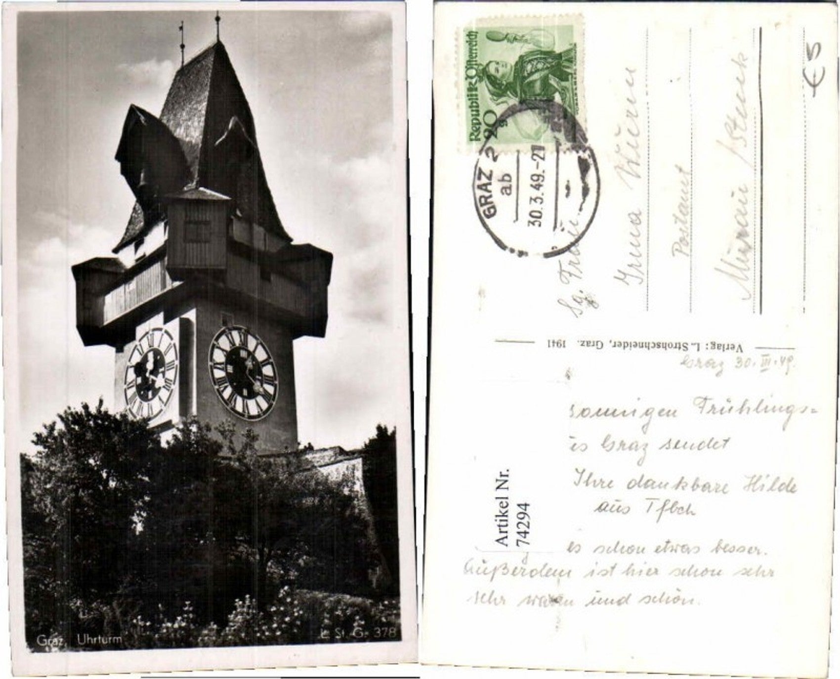 Alte Ansichtskarte – Old Postcard