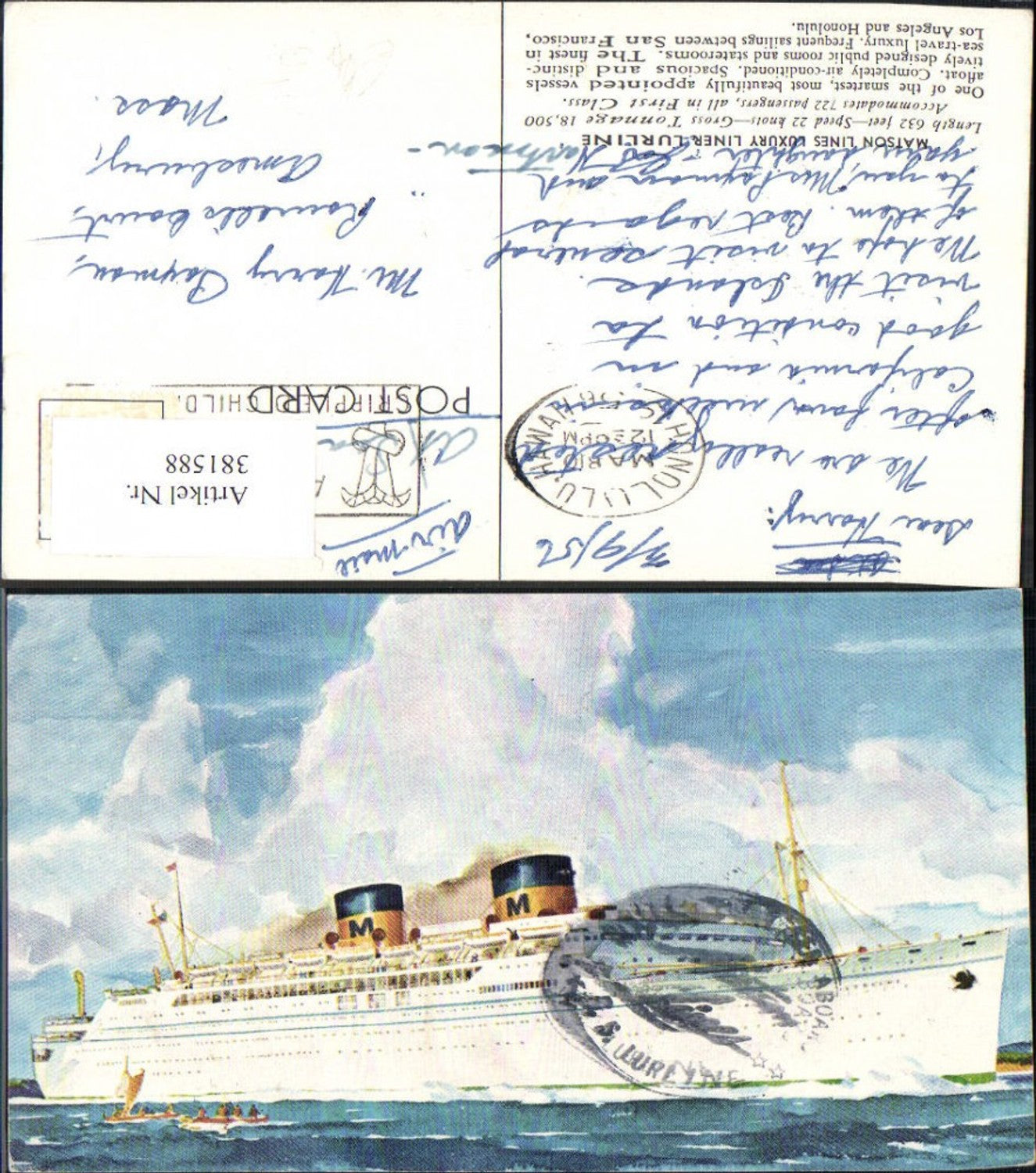 Alte Ansichtskarte – Old Postcard