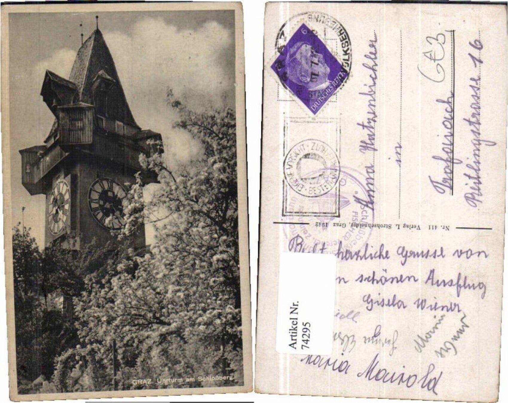 Alte Ansichtskarte – Old Postcard
