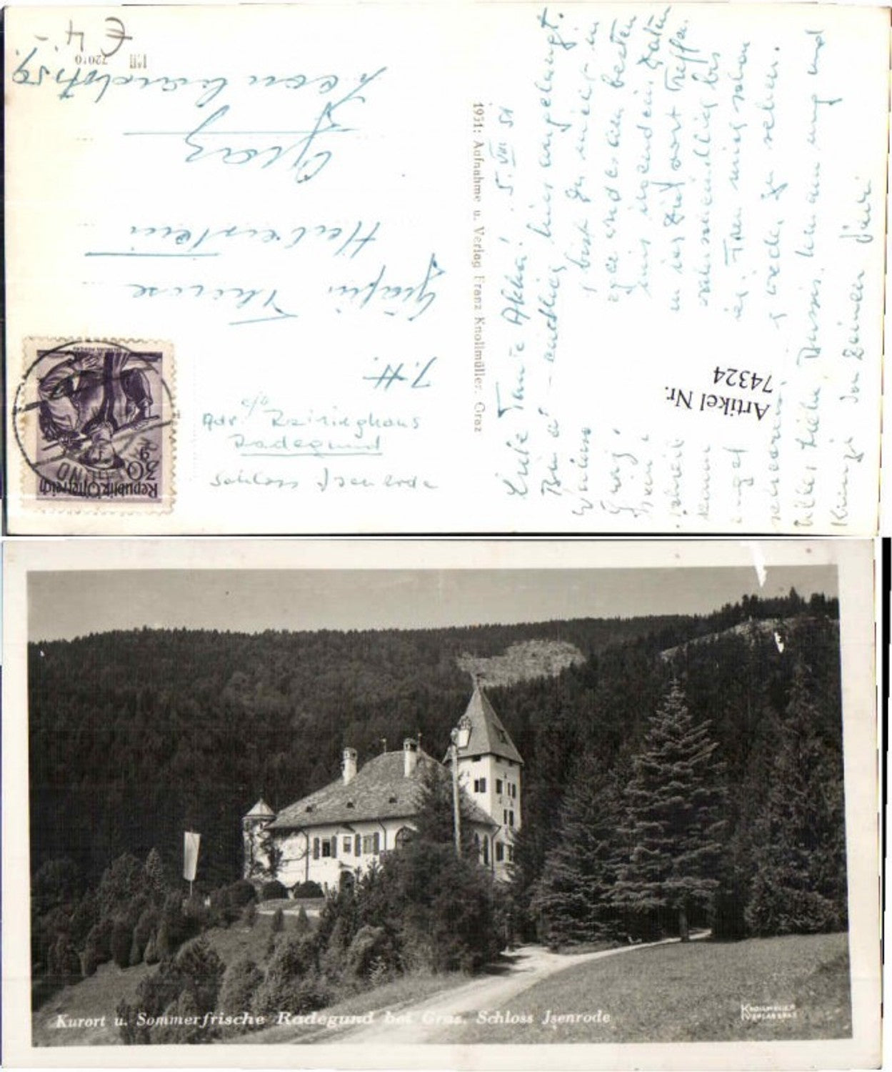 Alte Ansichtskarte – Old Postcard