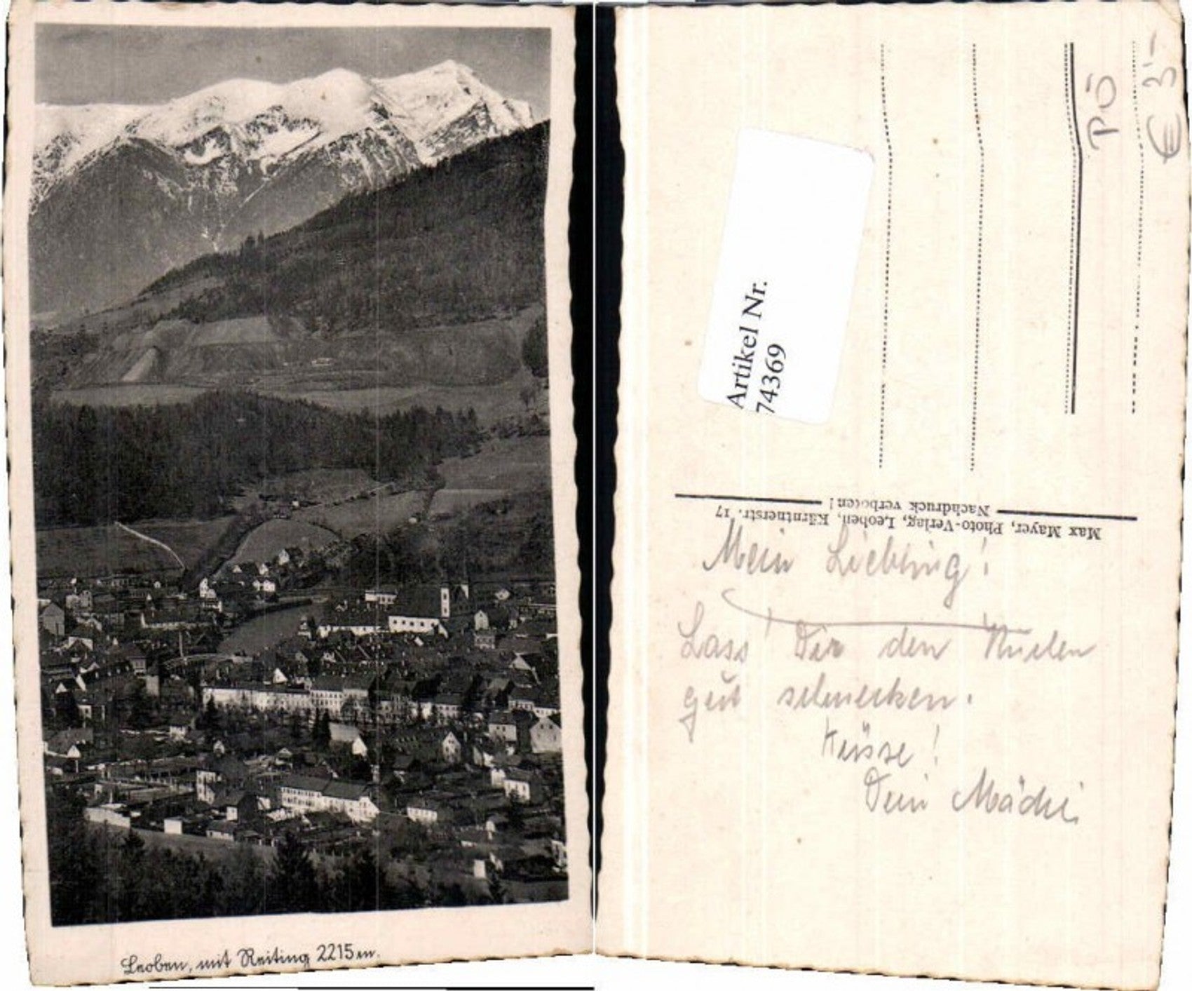 Alte Ansichtskarte – Old Postcard