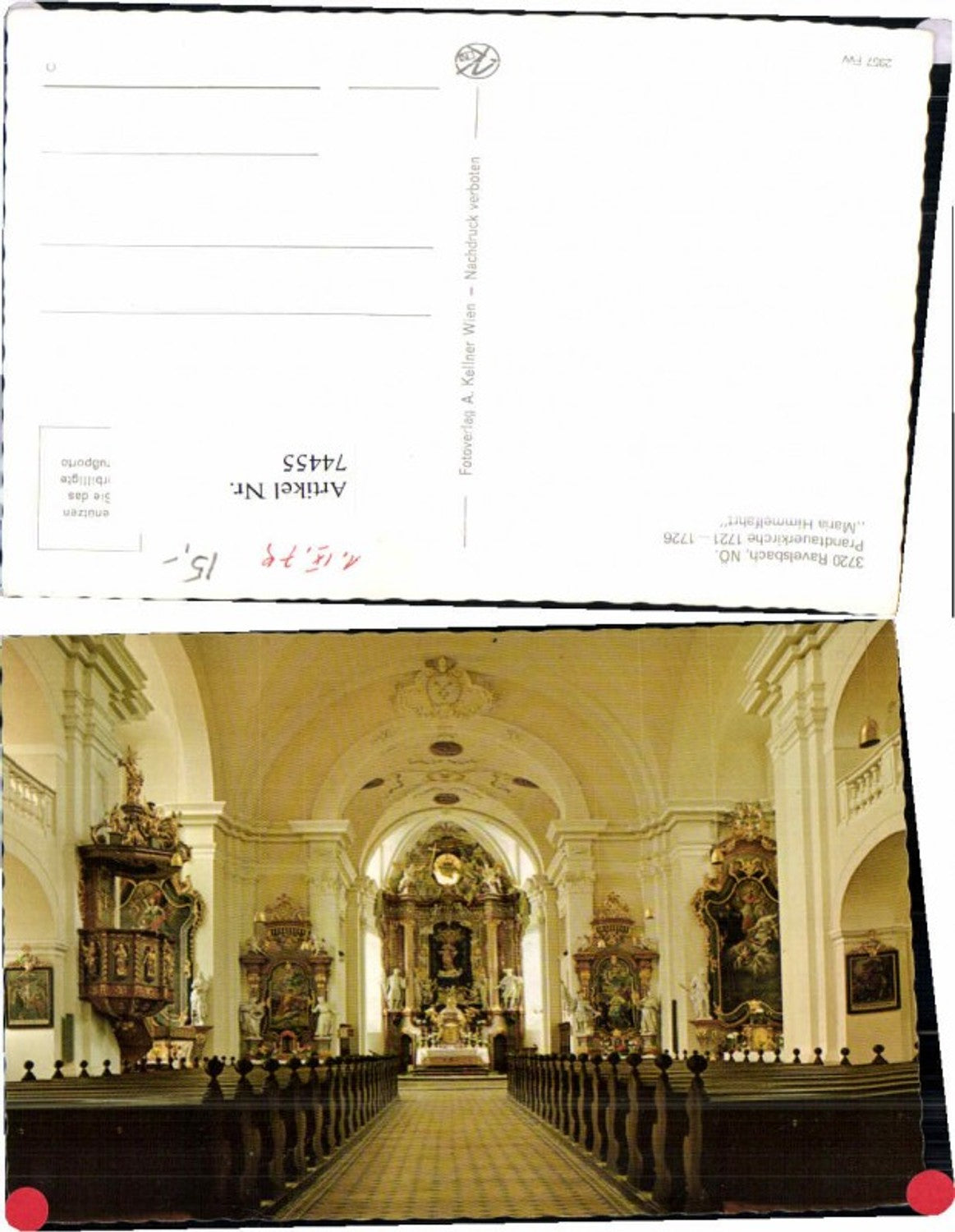 74455,Ravelsbach Prandtauerkirche 1979