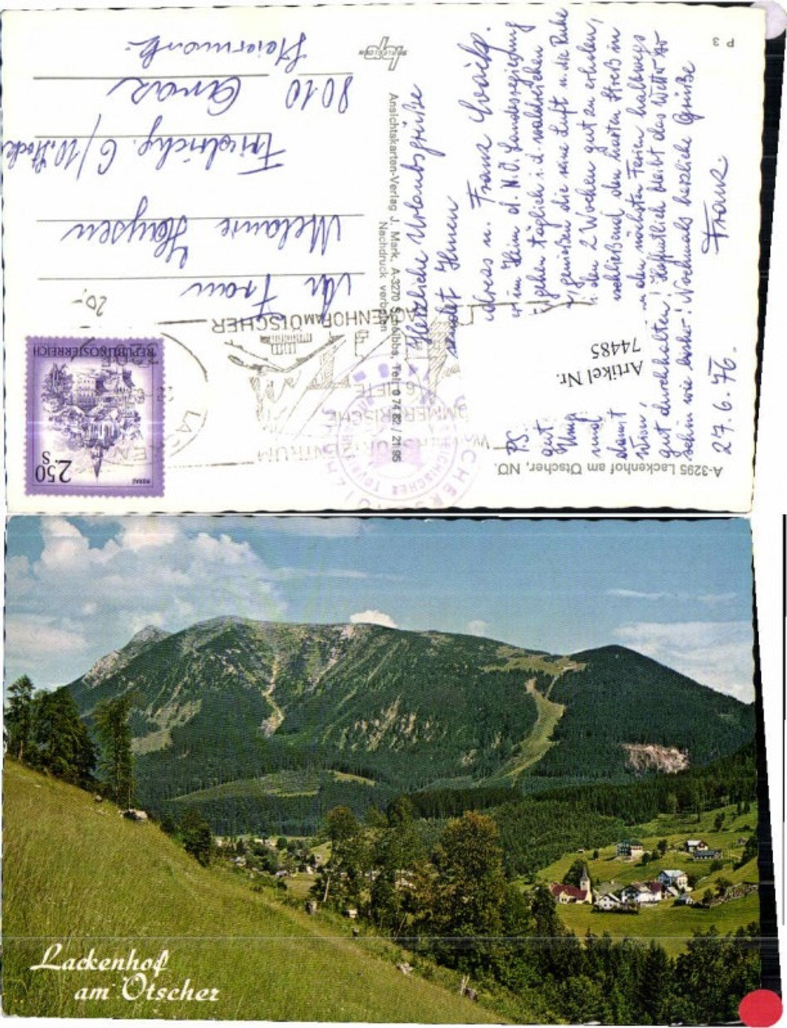74485,Lackenhof am Ötscher