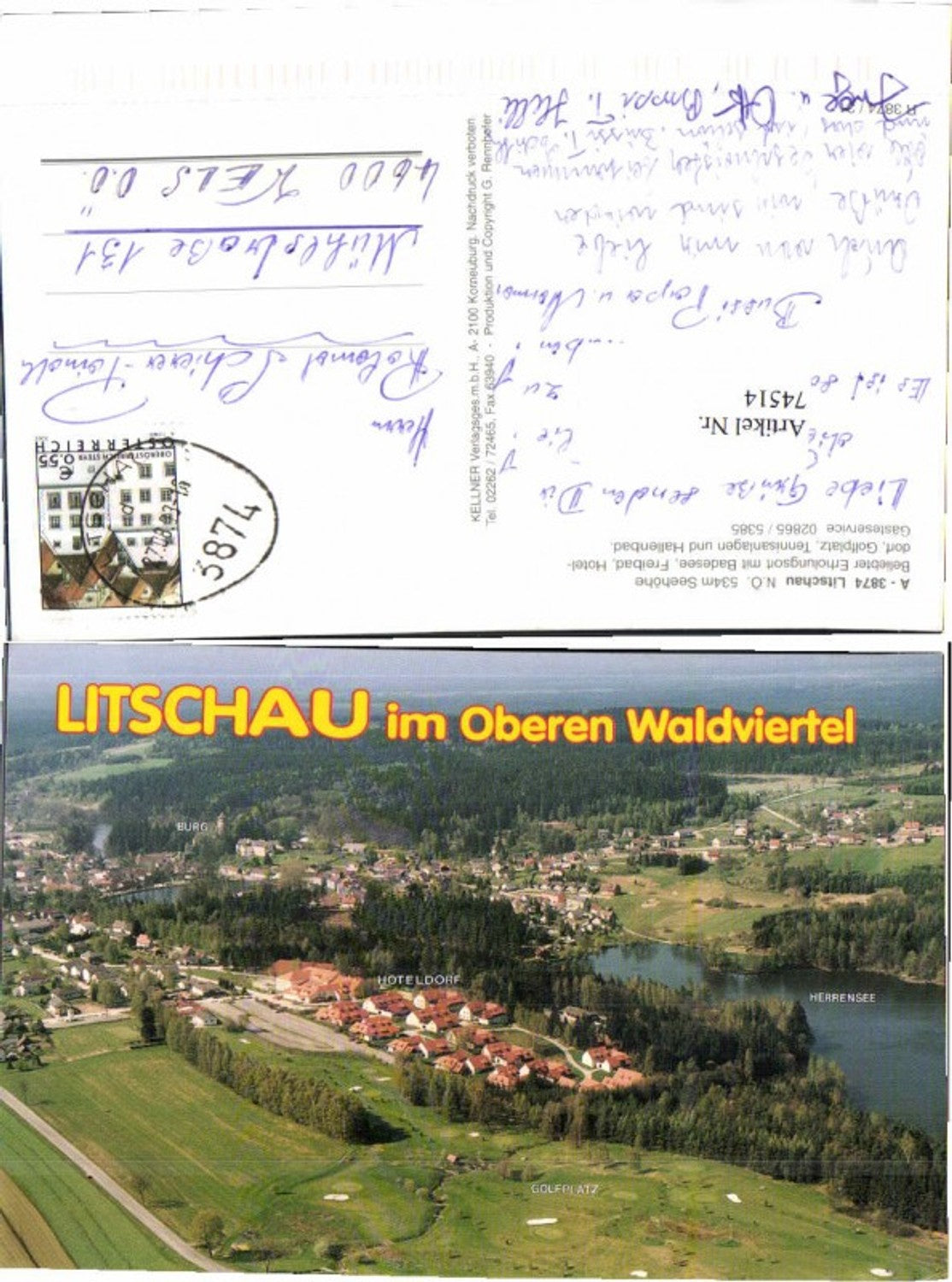 74514,Litschau Fliegeraufnahme