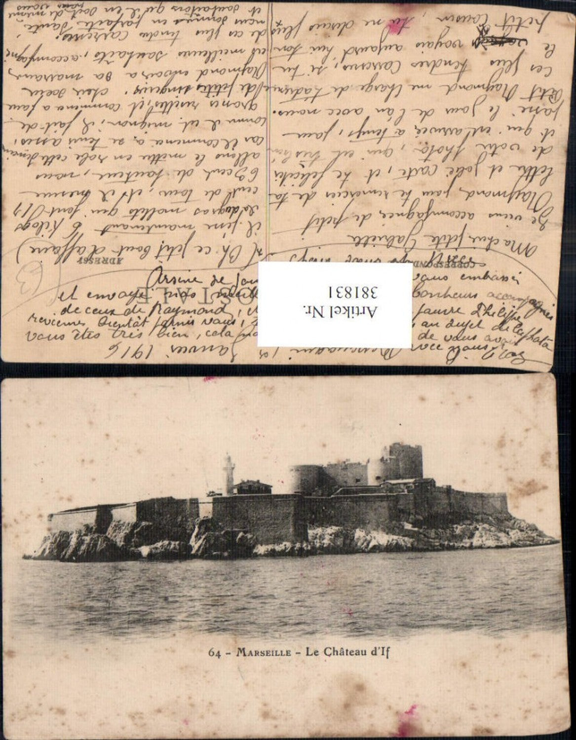 381831,Schloss Marseille Le Chateau d If