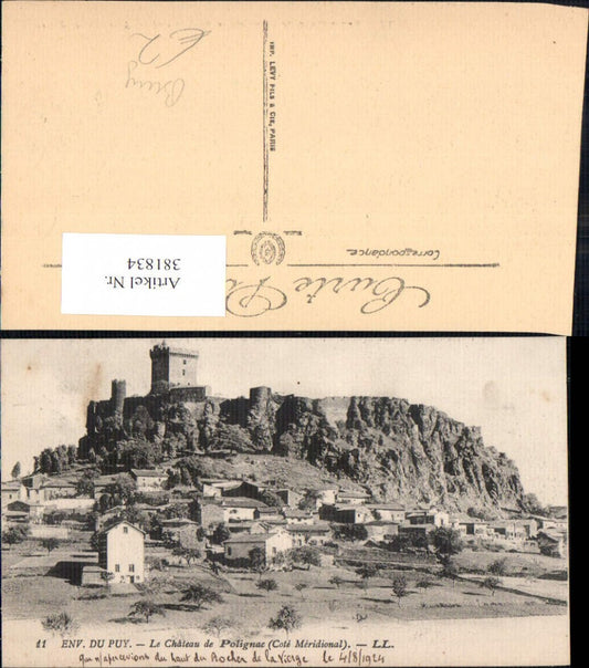 381834,Schloss Burg Environment du Puy Le Chateau de Polignac Cote Meridional