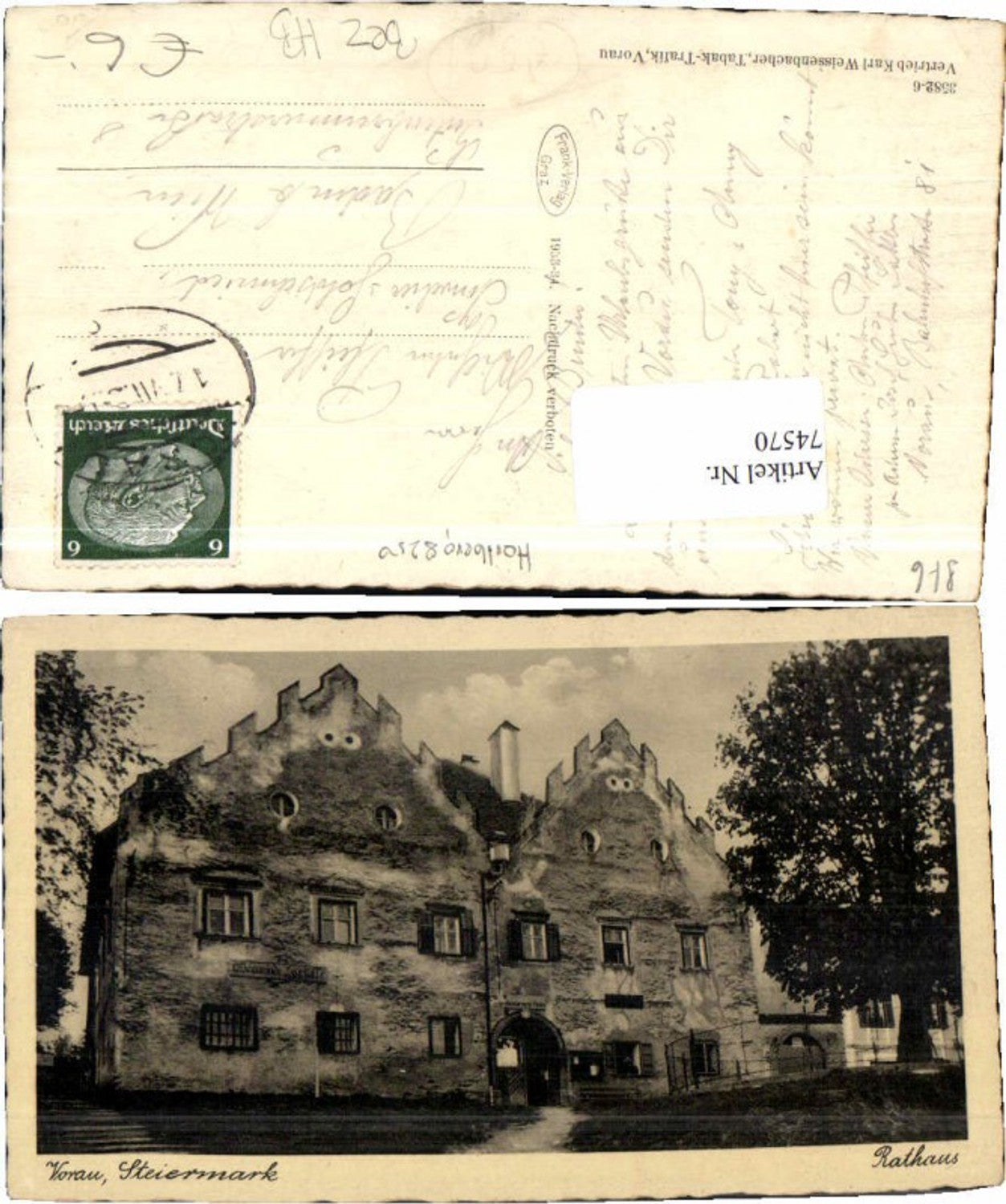 Alte Ansichtskarte – Old Postcard