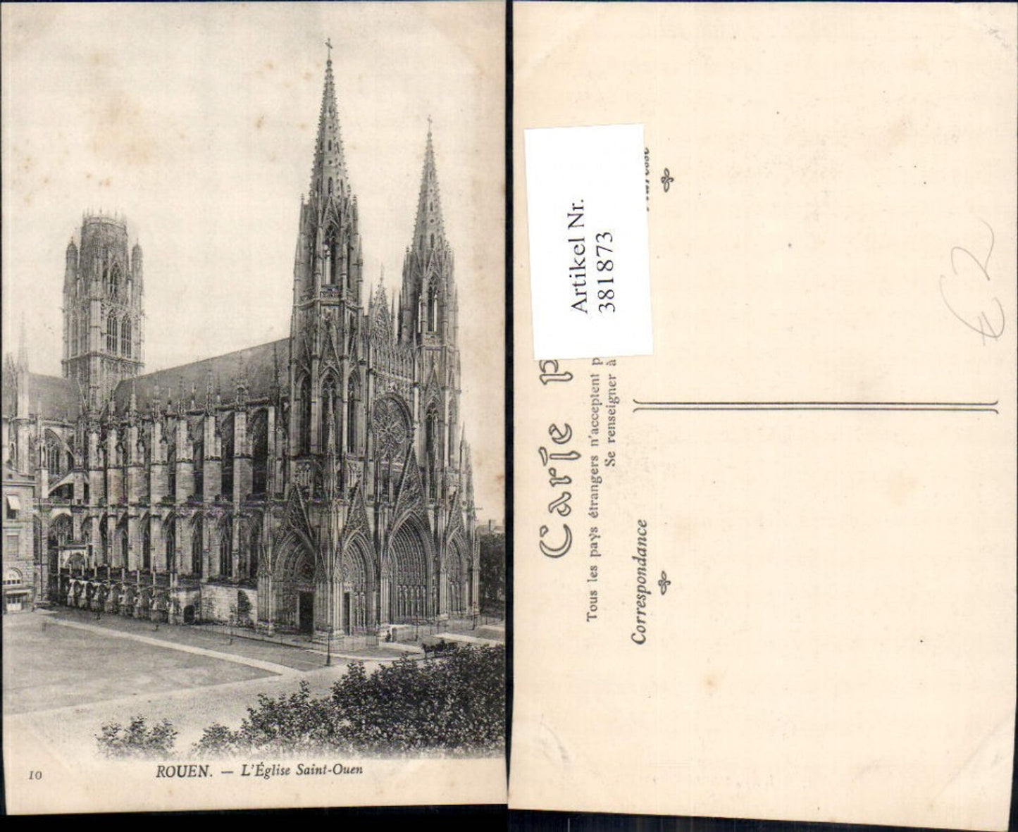 381873,Kirche Rouen L Eglise Saint-Ouen