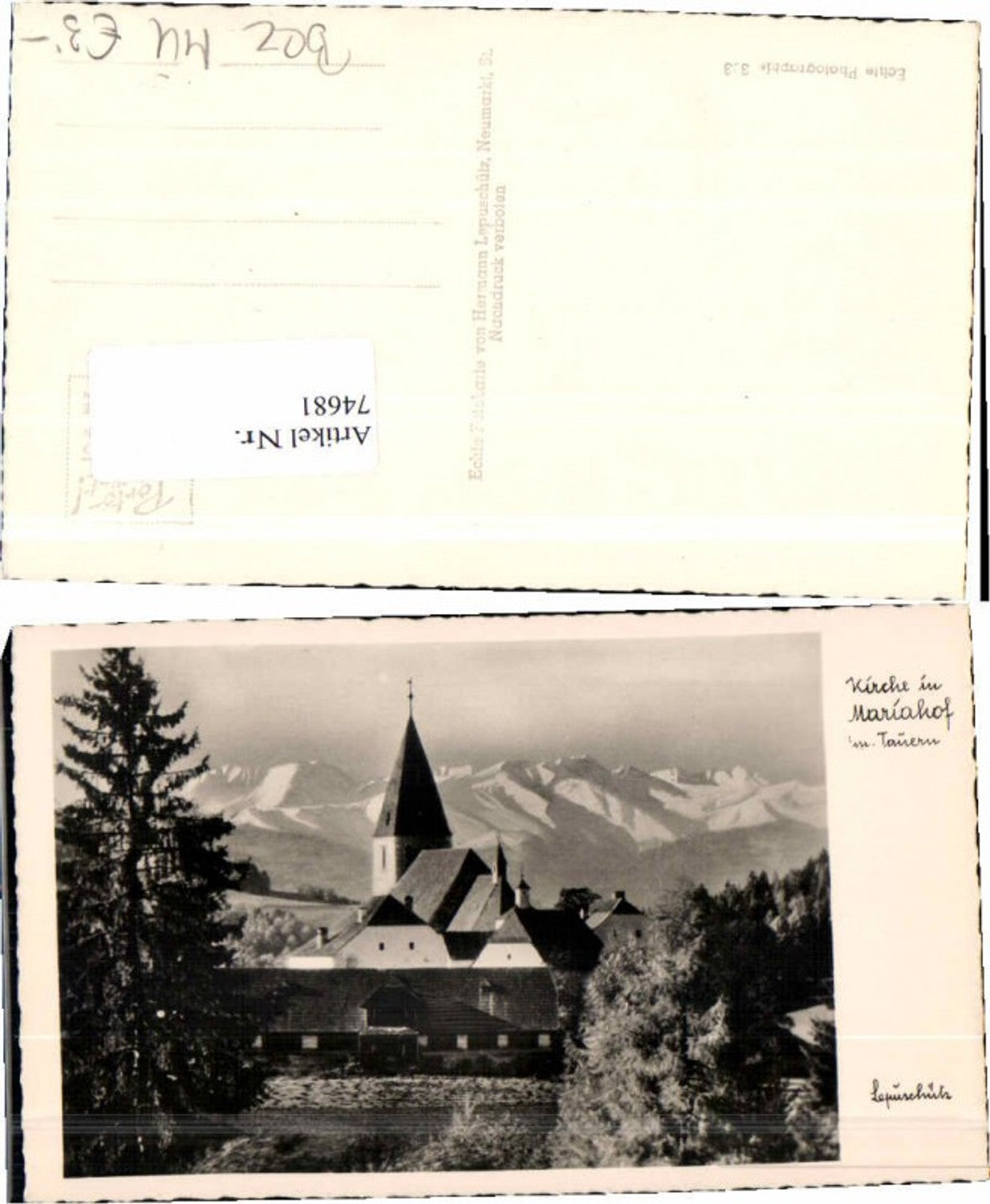 Alte Ansichtskarte – Old Postcard
