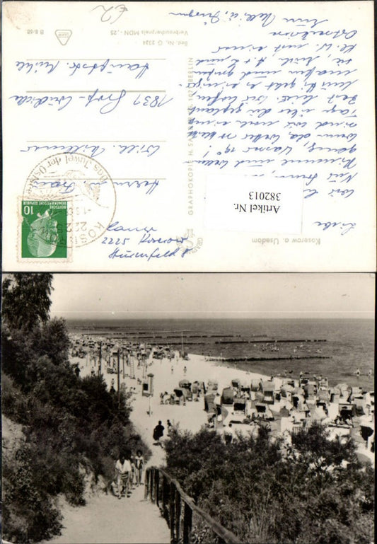 382013,Koserow auf Usedom Strand Strandleben