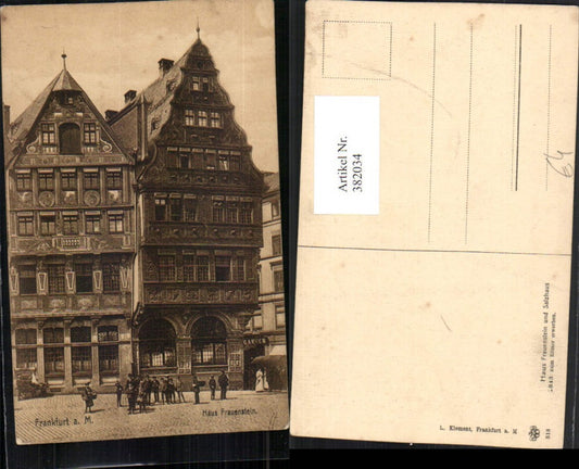 382034,Frankfurt am Main Haus Frauenstein