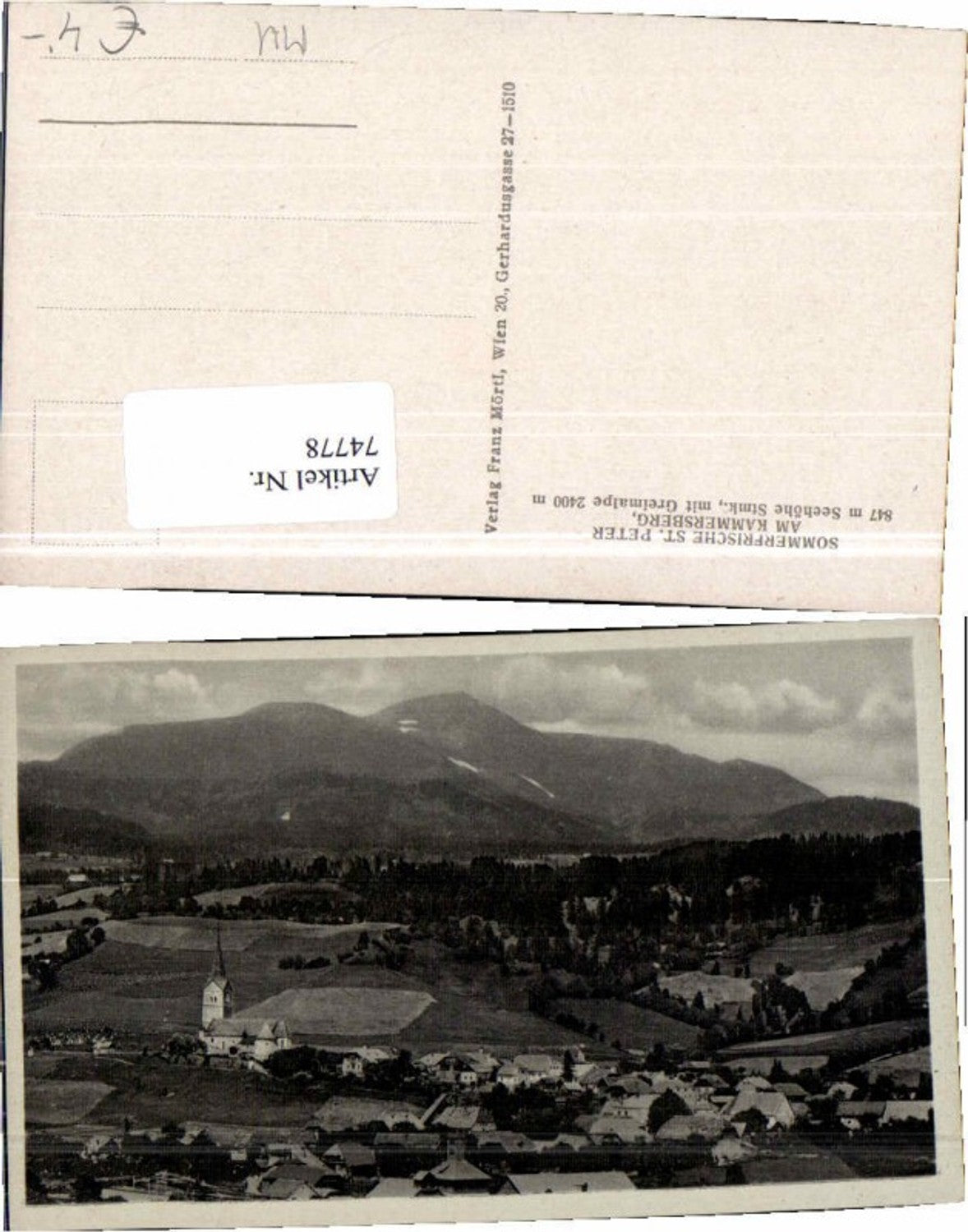 Alte Ansichtskarte – Old Postcard