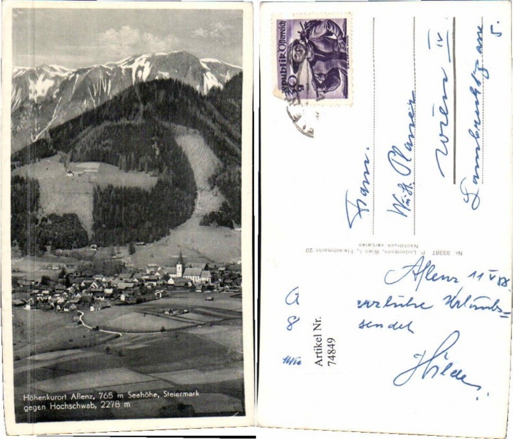Alte Ansichtskarte – Old Postcard