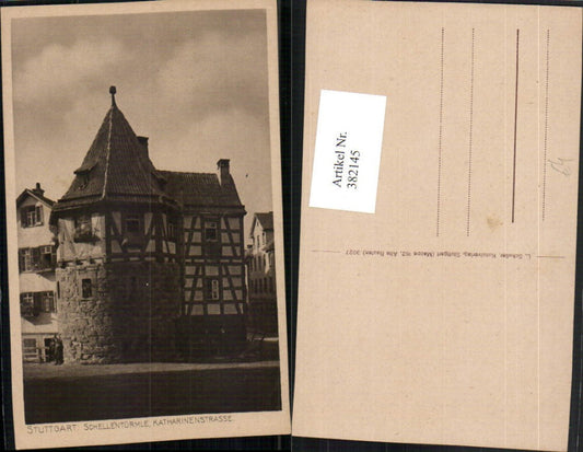 382145, Stuttgart Katharinenstraße Schellentürmle Tower