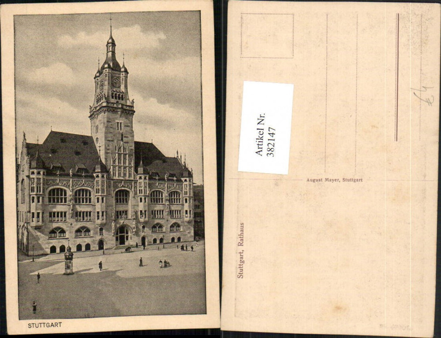 382147, Stuttgart Town Hall Tower