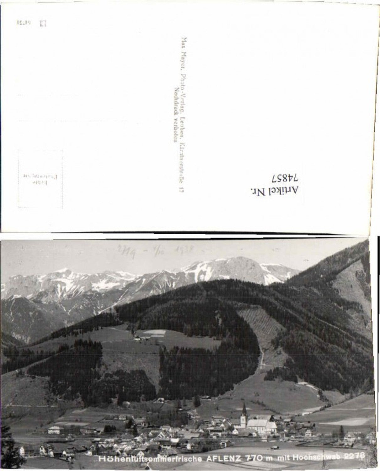Alte Ansichtskarte – Old Postcard