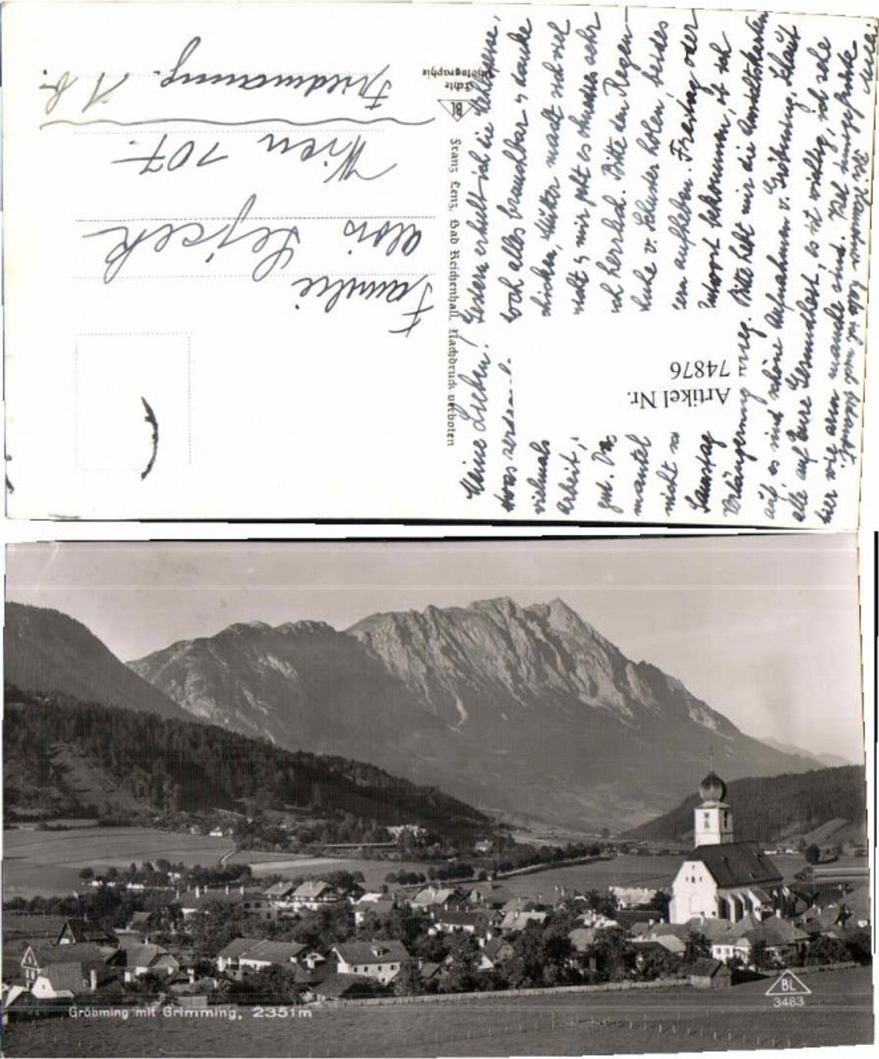 Alte Ansichtskarte – Old Postcard