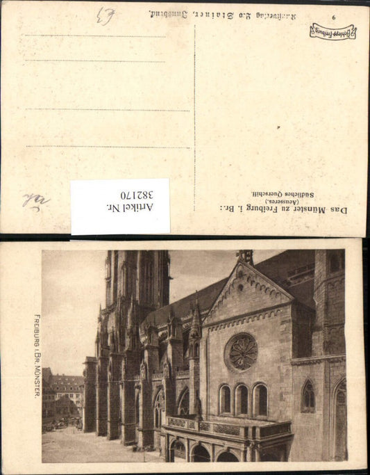 382170, Freiburg im Breisgau Münster Church Transept