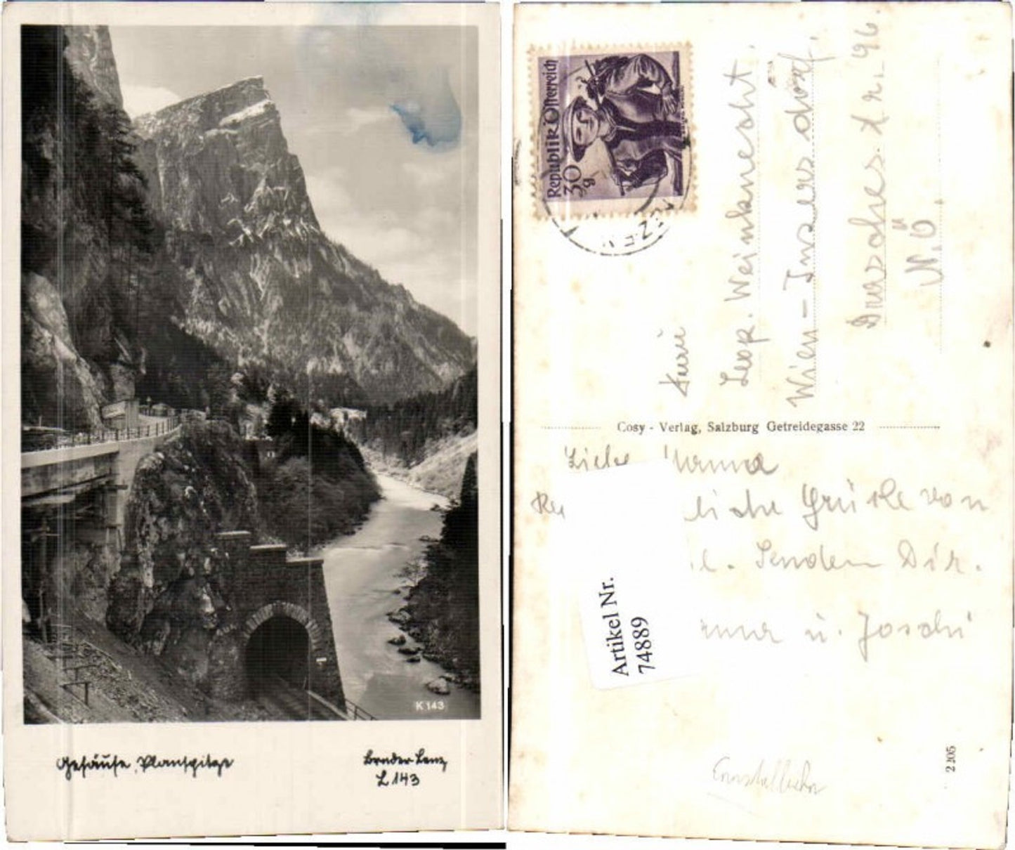 Alte Ansichtskarte – Old Postcard