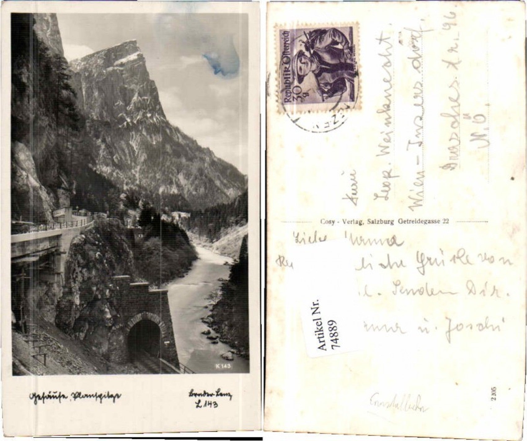 Alte Ansichtskarte – Old Postcard