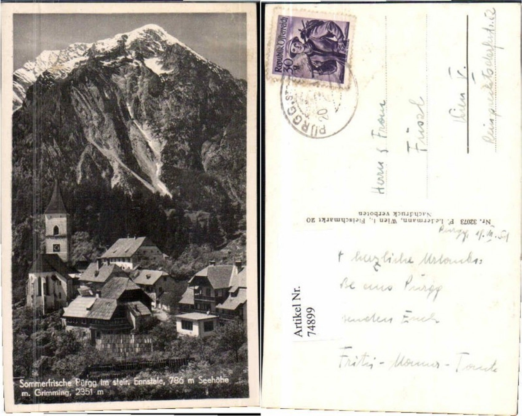 Alte Ansichtskarte – Old Postcard