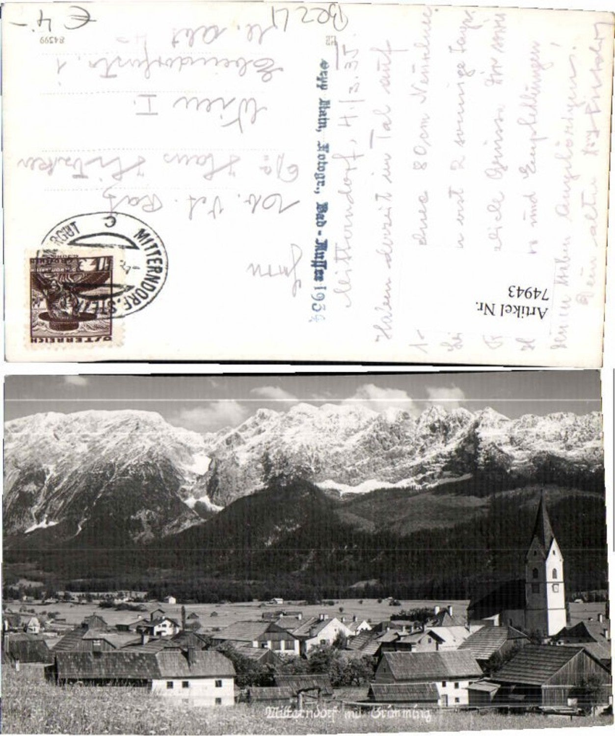 Alte Ansichtskarte – Old Postcard