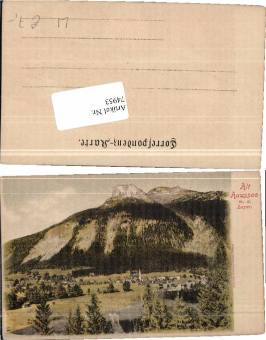 Alte Ansichtskarte – Old Postcard