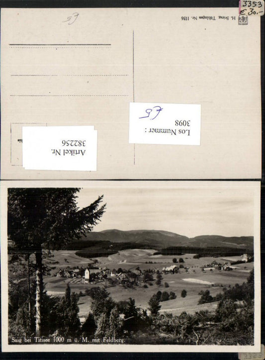 382256,Saig b. Titisee Totale m. Feldberg