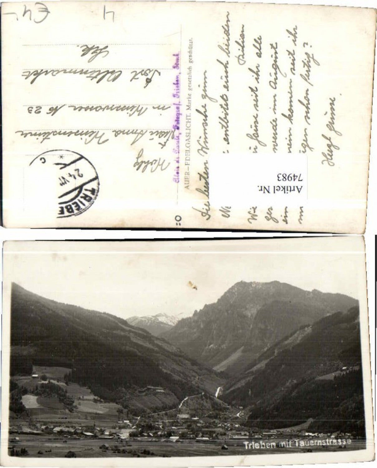 Alte Ansichtskarte – Old Postcard