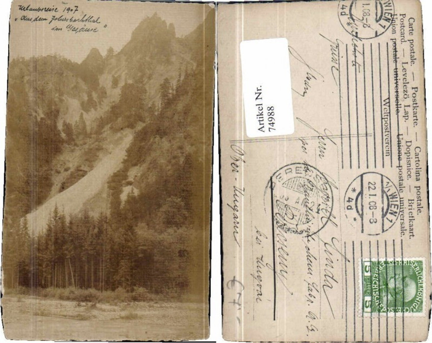 Alte Ansichtskarte – Old Postcard