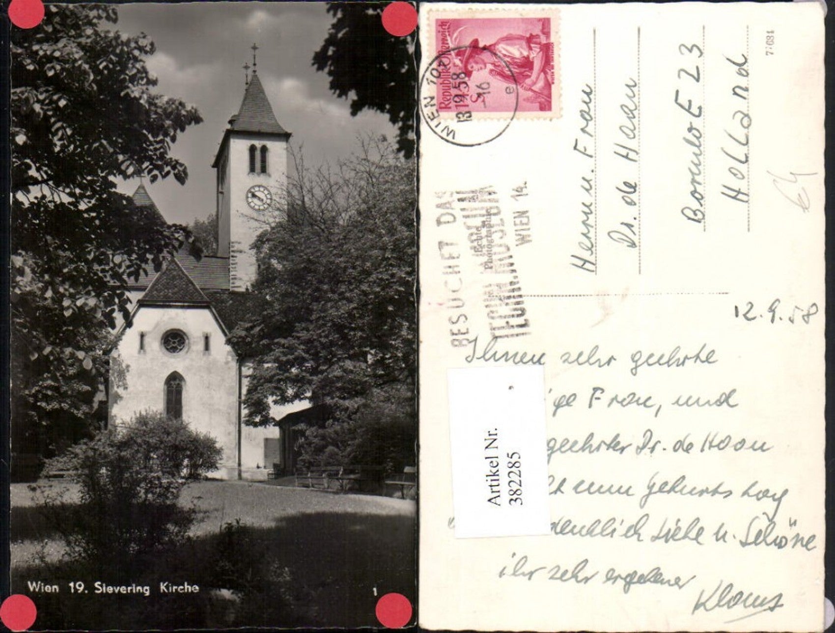 Alte Ansichtskarte – Old Postcard