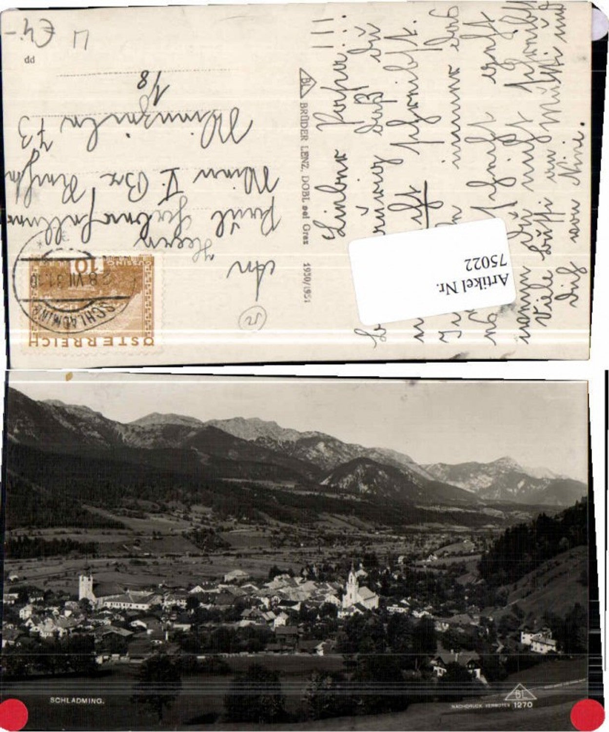 Alte Ansichtskarte – Old Postcard