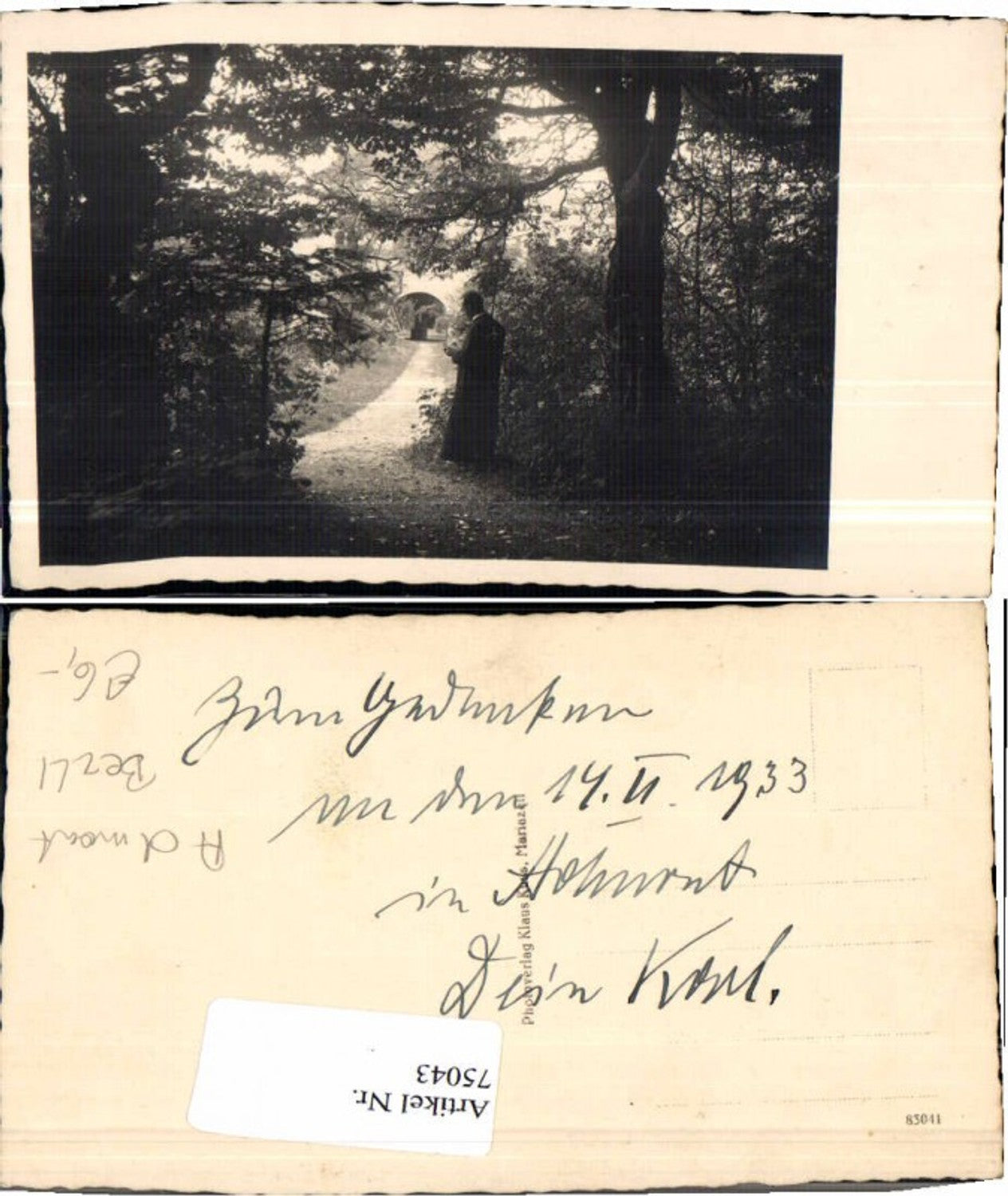 Alte Ansichtskarte – Old Postcard