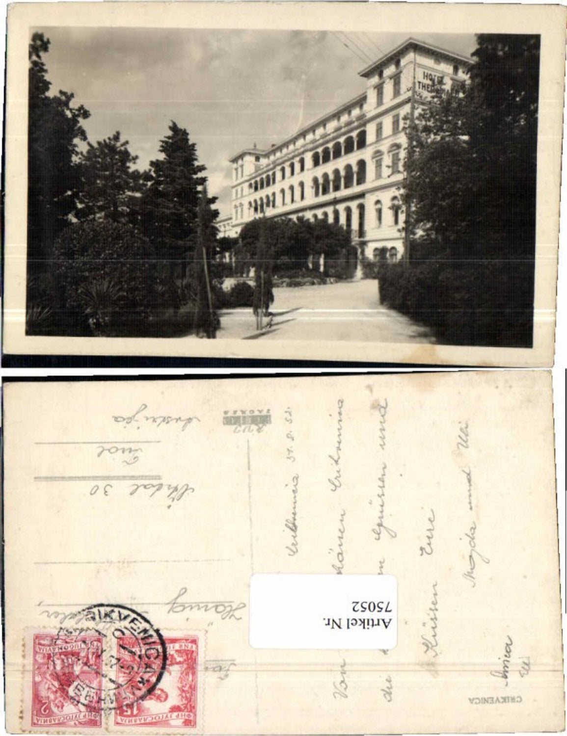 Alte Ansichtskarte – Old Postcard