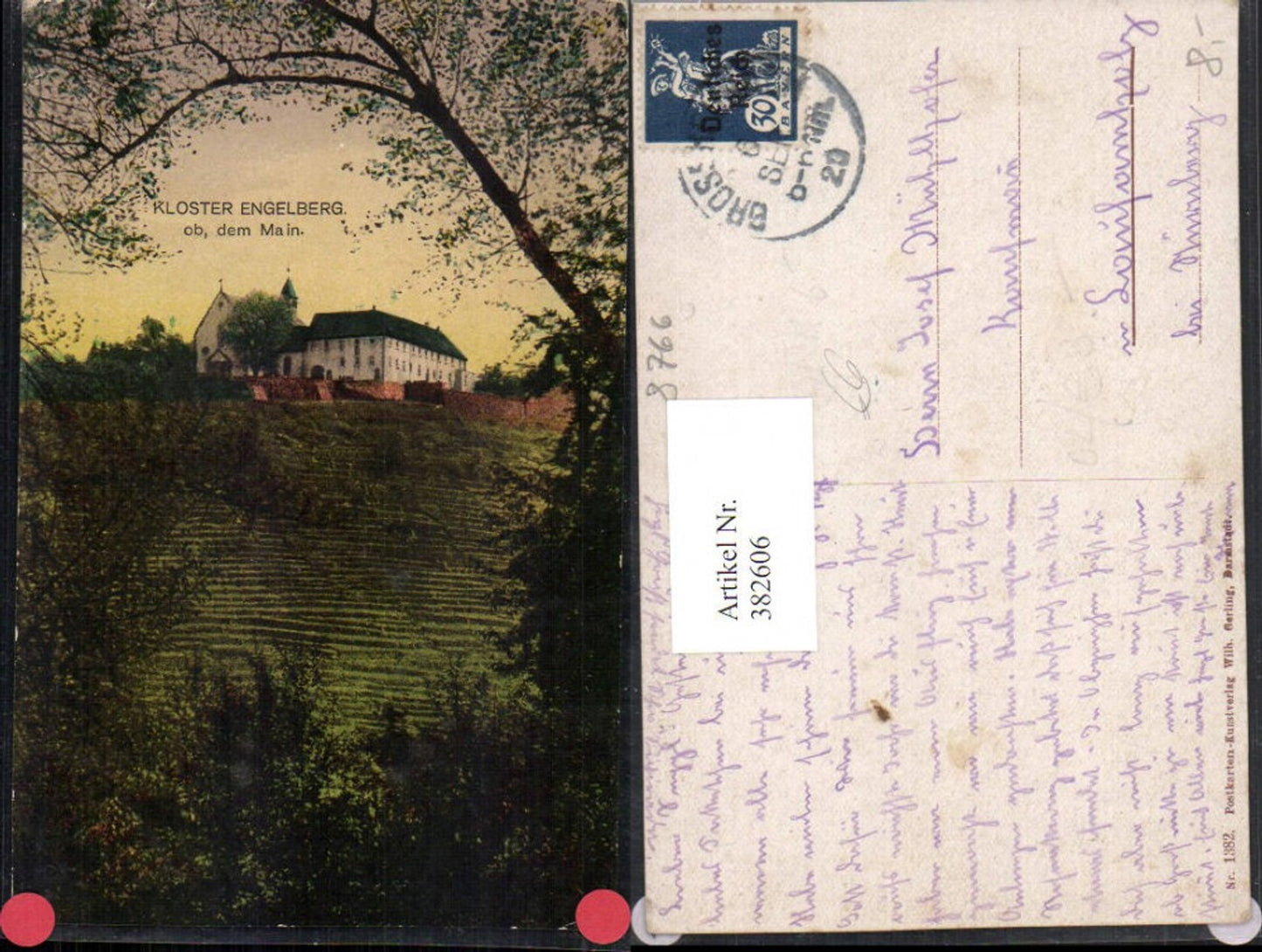 382606,Kloster Engelberg b. Großheubach am Main