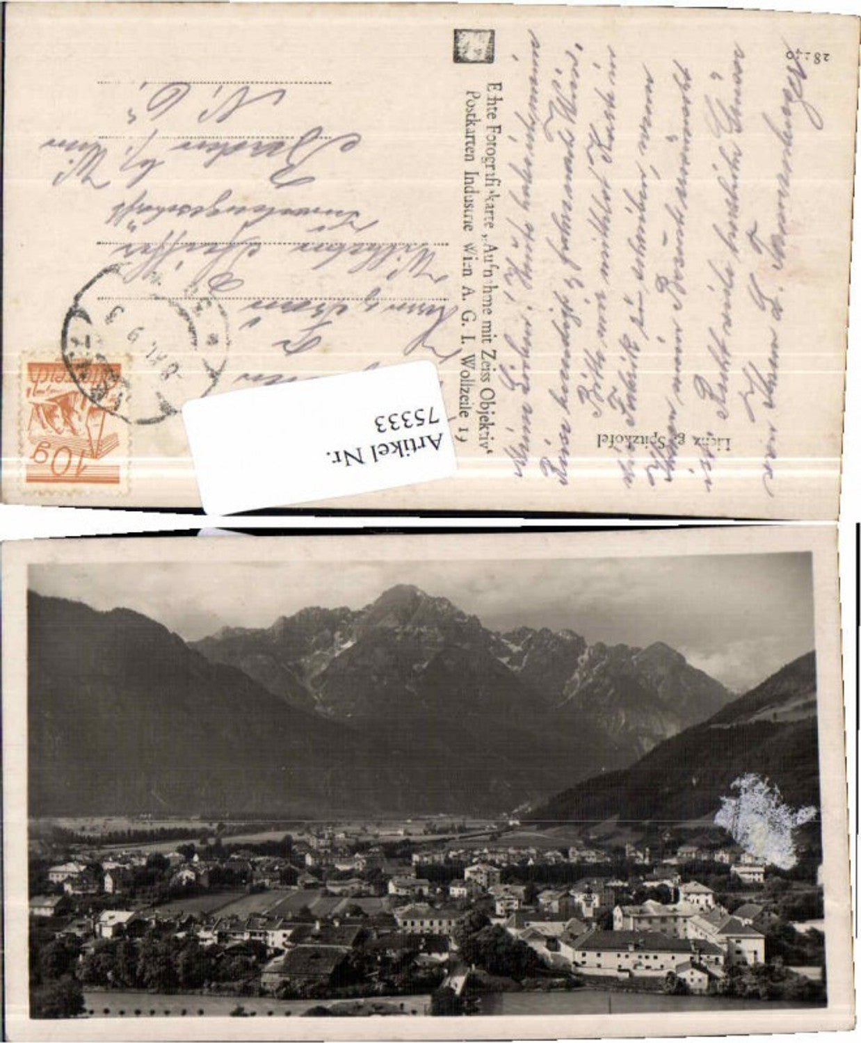 Alte Ansichtskarte – Old Postcard