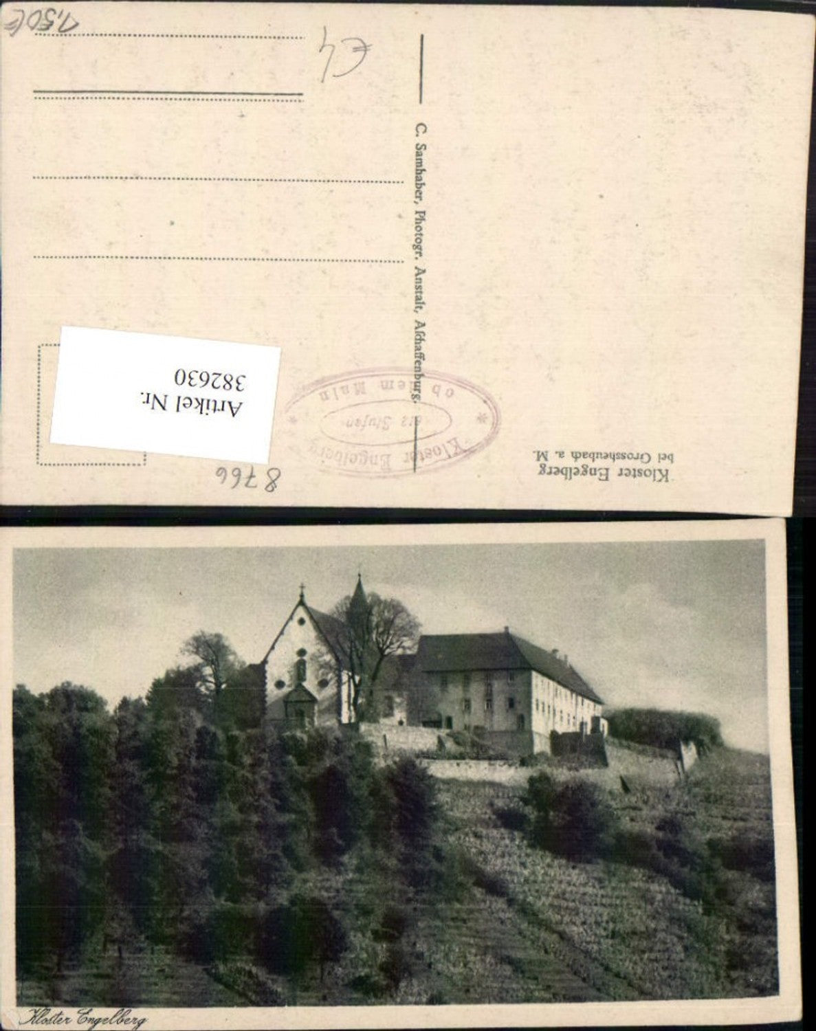 382630,Kloster Engelberg b. Großheubach am Main
