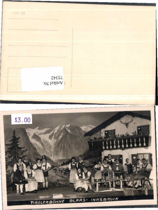 75342,Tirolerbühne Theater Innsbruck Blaas Musik Ziehharmonika
