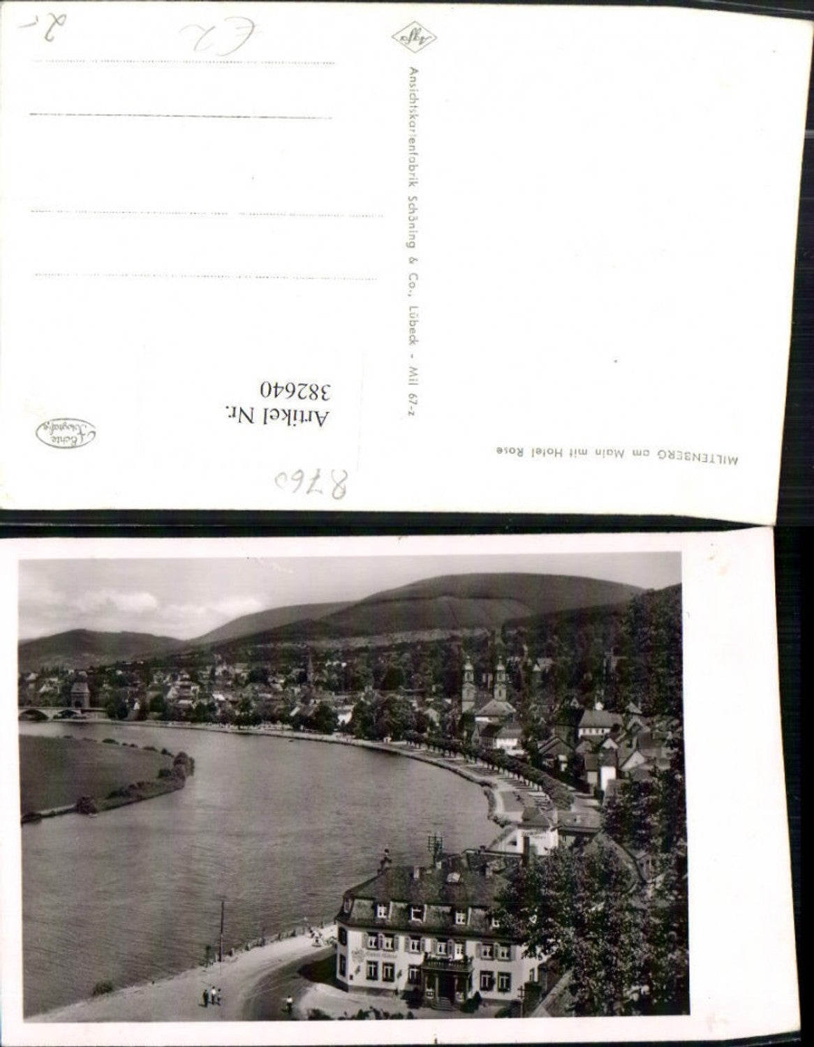 382640,Miltenberg am Main Totale m. Hotel Rose