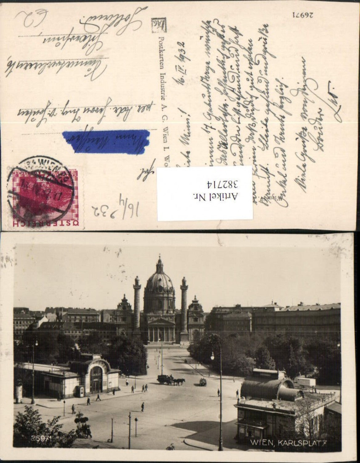 Alte Ansichtskarte – Old Postcard