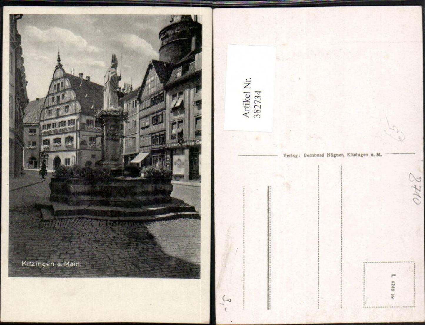 382734,Kitzingen am Main Brunnen
