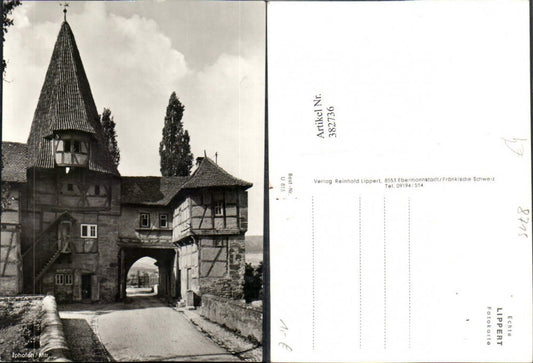 382736,Iphofen Rödelseer Tor Turm