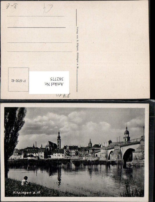 382775,Kitzingen am Main Teilansicht Brücke