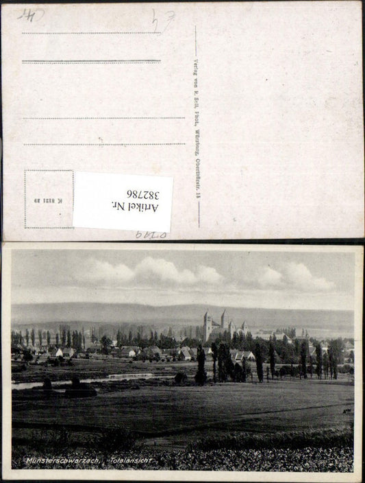 382786,Abtei Münsterschwarzach b. Schwarzach am Main Teilansicht