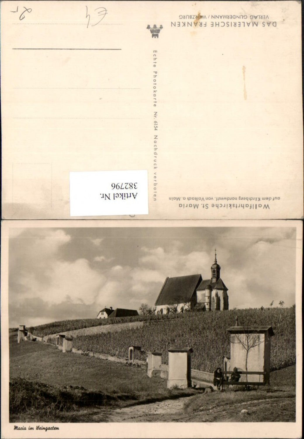 382796,Wallfahrtskirche Kirche St. Maria im Weingarten b. Volkach am Main