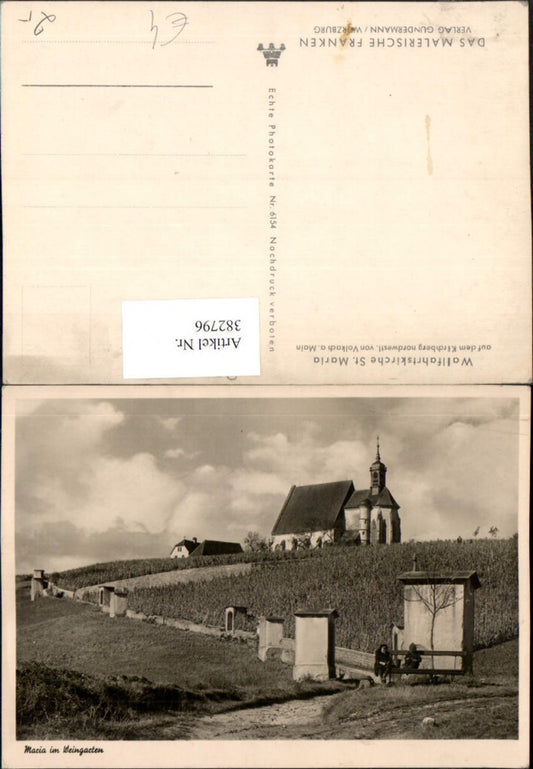 382796,Wallfahrtskirche Kirche St. Maria im Weingarten b. Volkach am Main