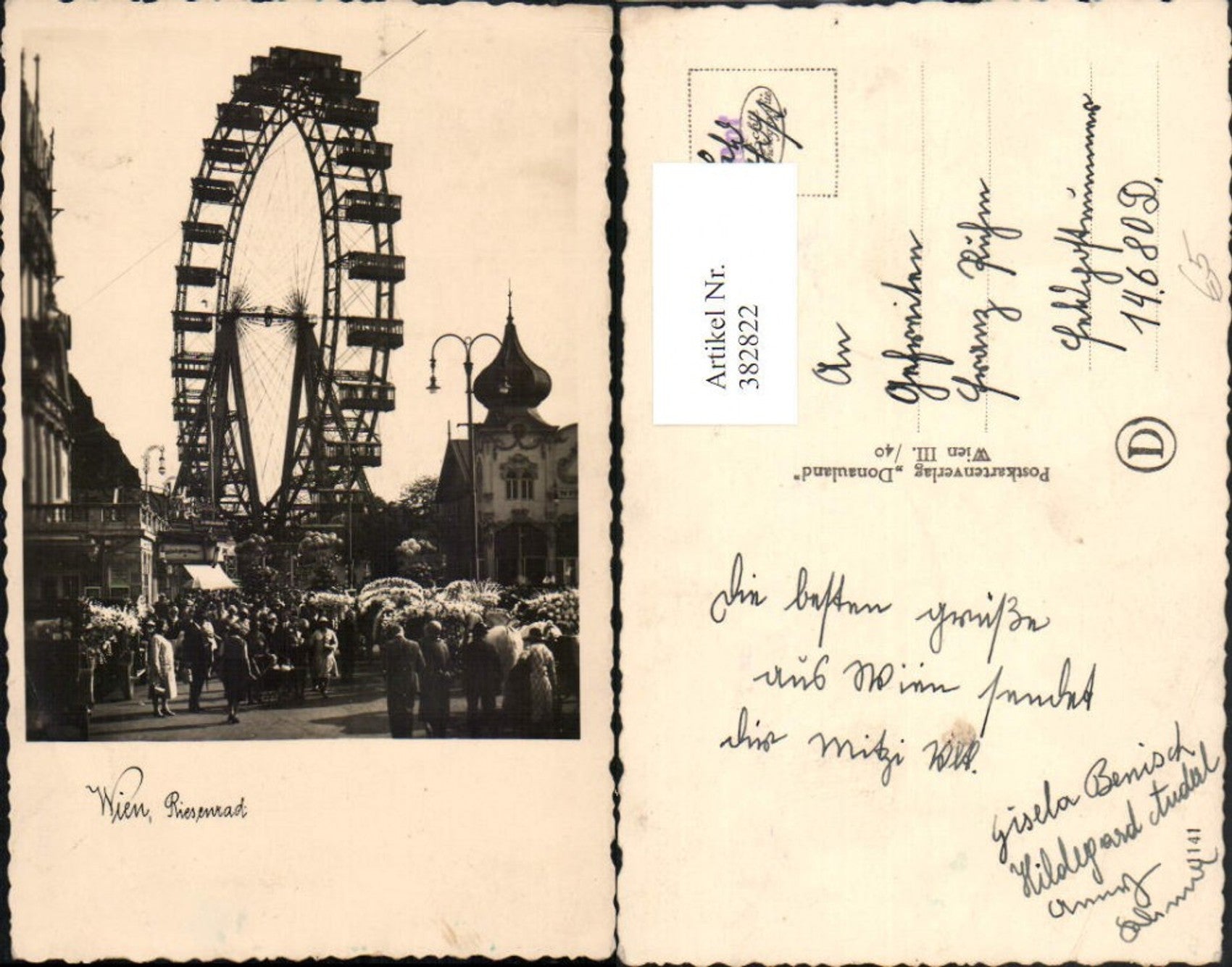 Alte Ansichtskarte – Old Postcard