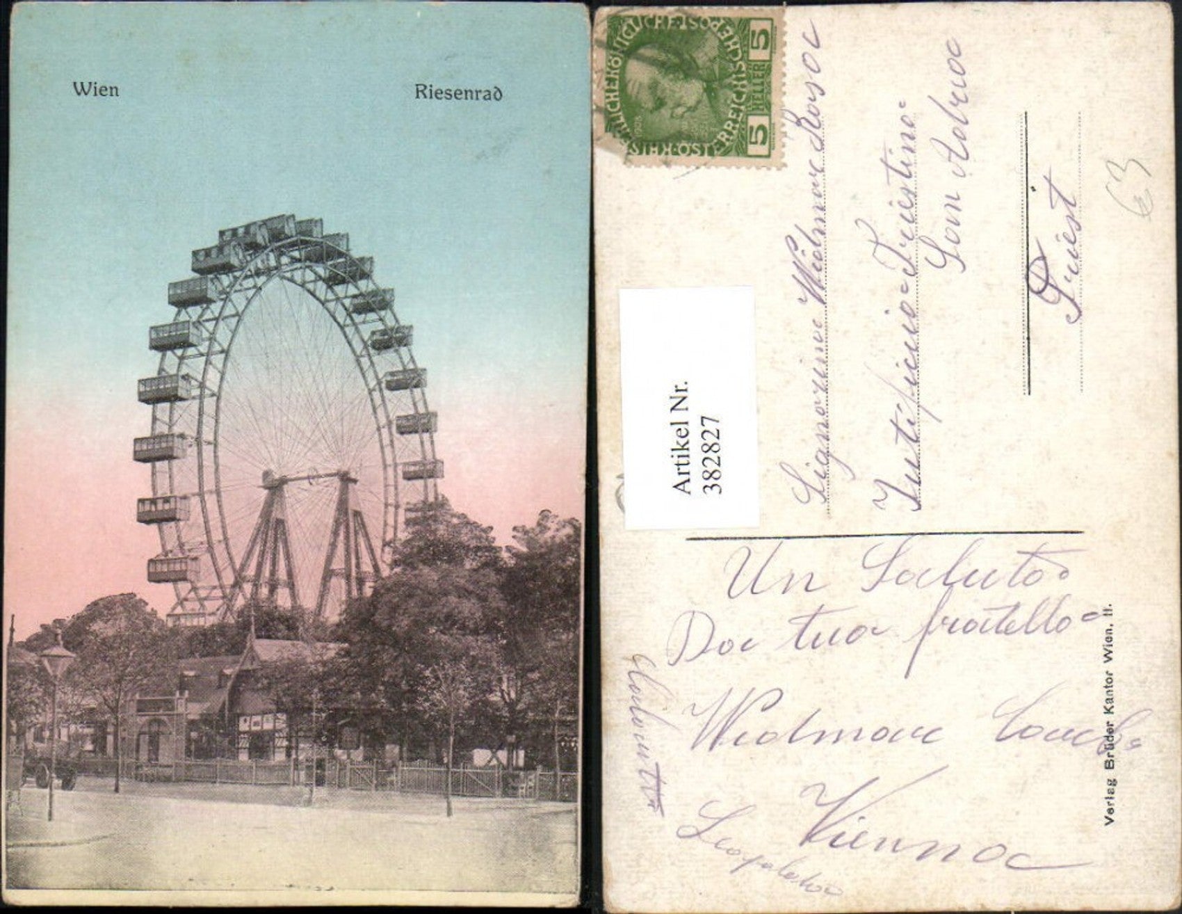 Alte Ansichtskarte – Old Postcard