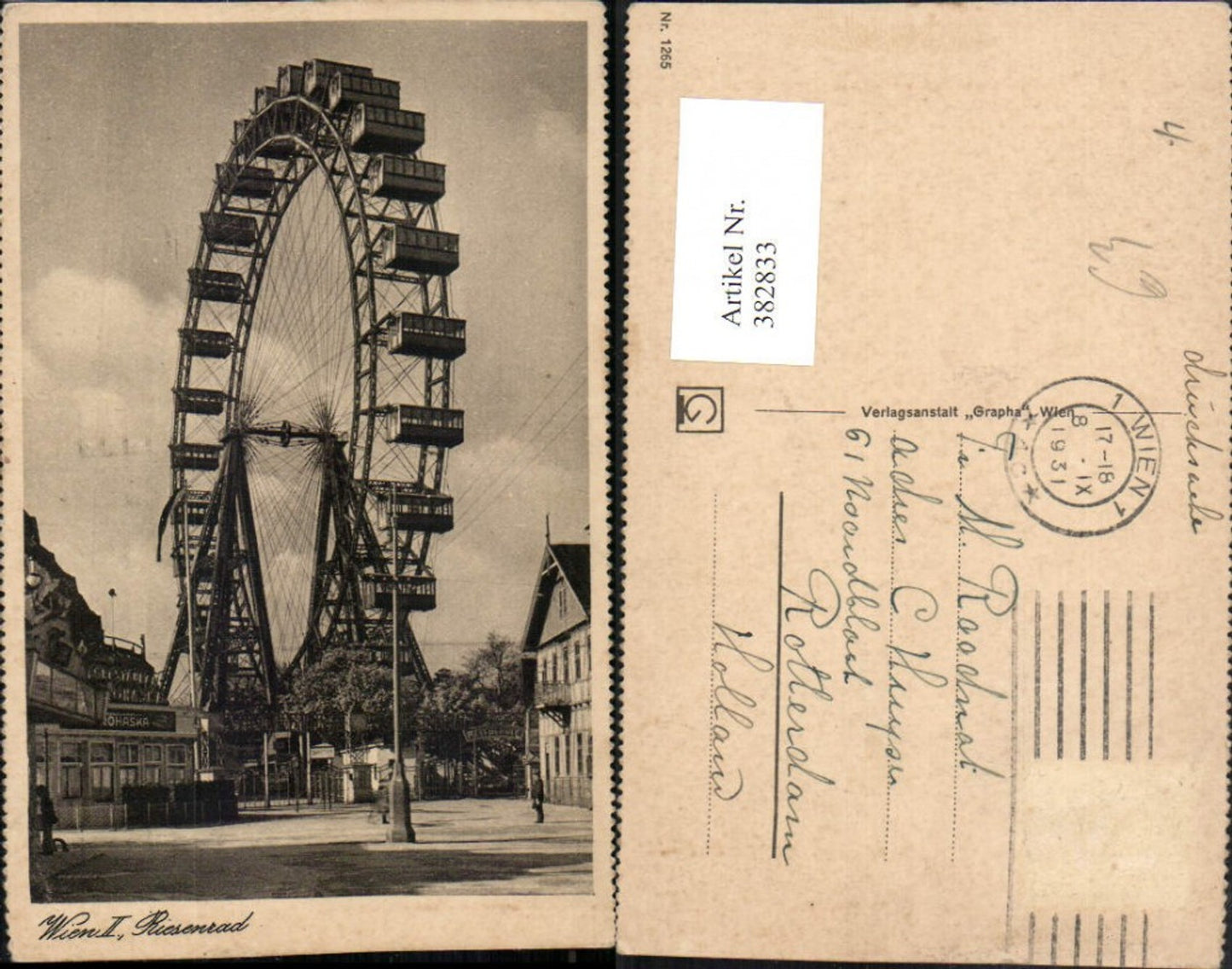 Alte Ansichtskarte – Old Postcard